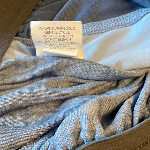 BCG Men's Blue and Gray Athletic Shorts - Picture 5 of 5